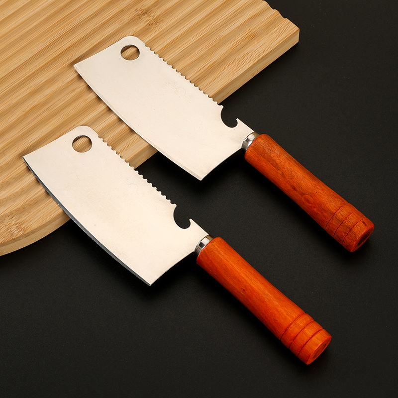 Pequeño Cuchillo de Cocina Con Mango de Madera