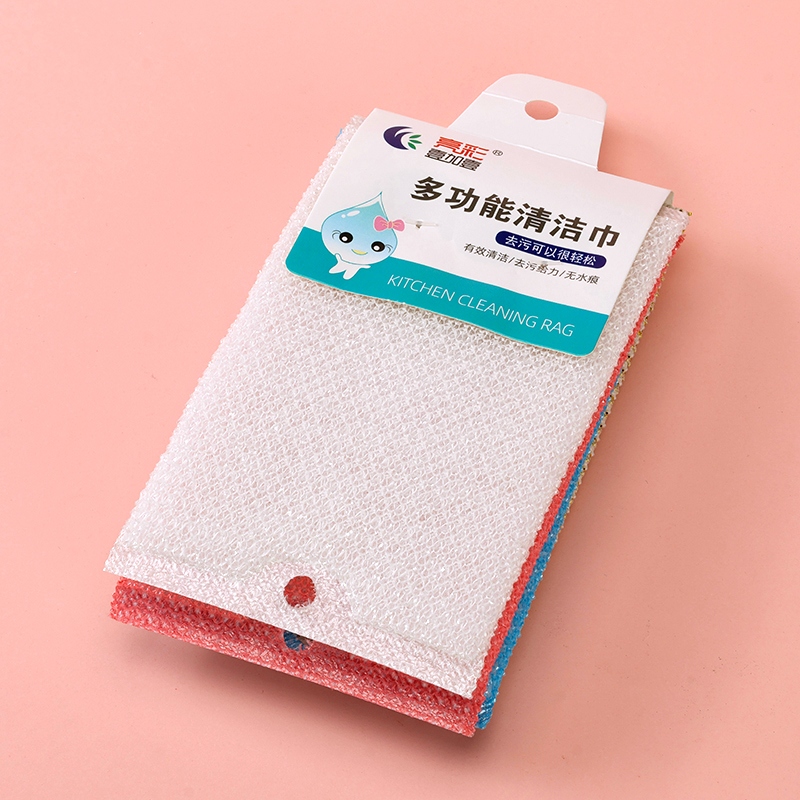 911 Cuatro Piezas de Color Lingjiao Scouring Pad 3