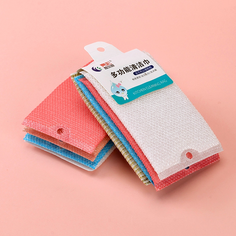 911 Cuatro Piezas de Color Lingjiao Scouring Pad 4
