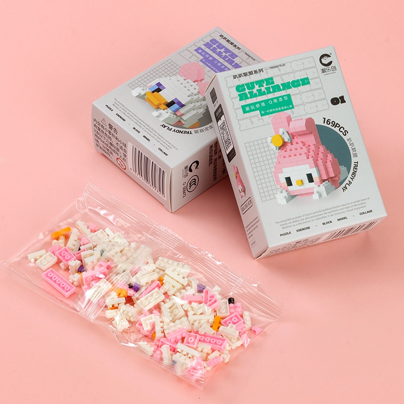 Chao Le Chuang Cartoon Assembled Building Blocks (Random Style) 2