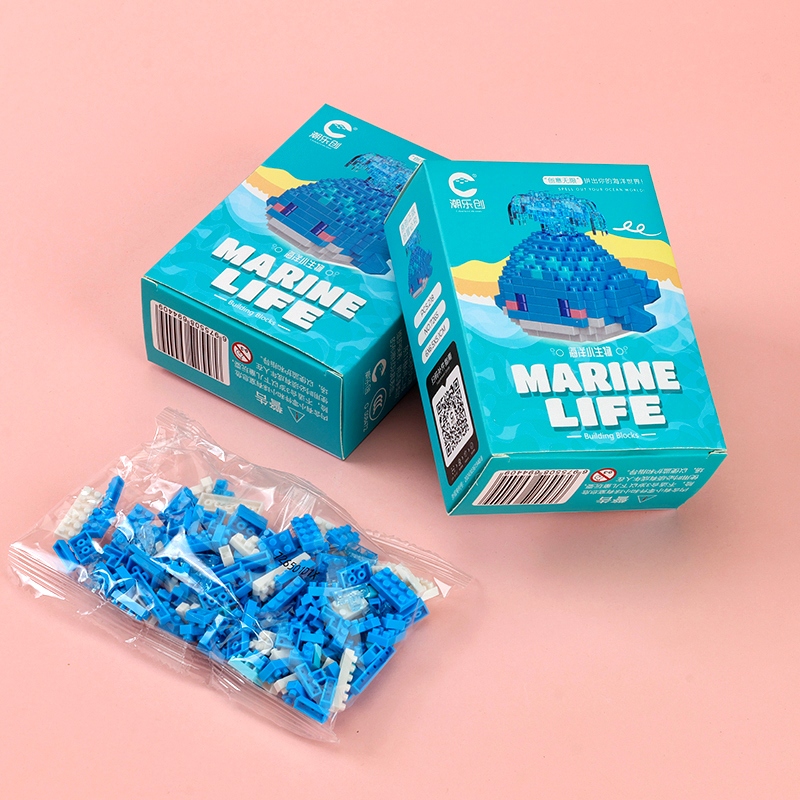 Chao Le Chuang Marine Animal Assembled Building Blocks (Random Style) 2