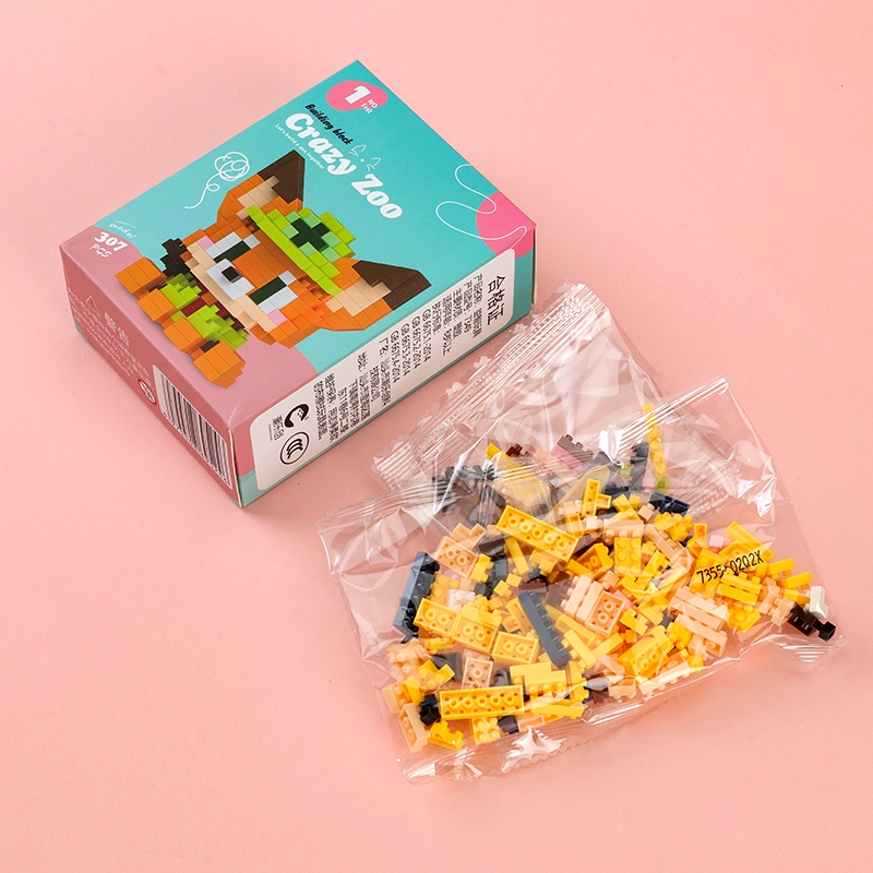 Chao Le Chuang Animal City Assembled Building Blocks (Random Style) 4