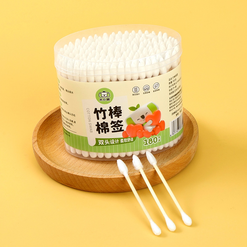 Mi Xiaoqi 7022 Oval Bamboo Stick Cotton Swab (180) 3