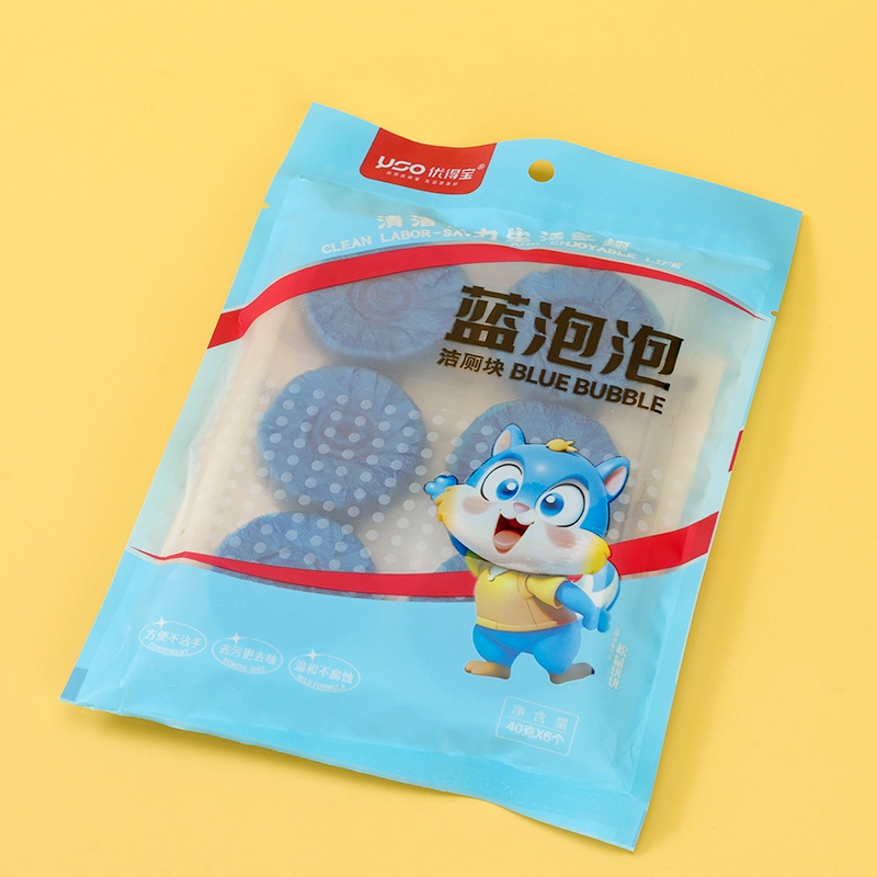 Youdebao Y7537 Blue Bubble 6 Pack Toilet Cleaning Spirit 3