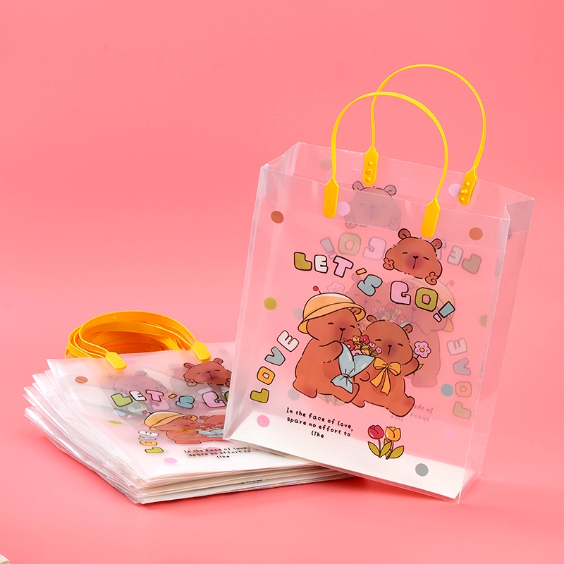 Bolsa de Regalo Transparente de Dibujos Animados (Vertical) 27*23*8