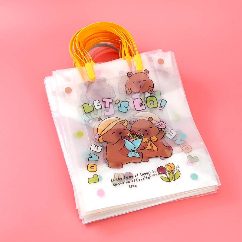 Bolsa de Regalo Transparente de Dibujos Animados (Vertical) 27*23*8 3