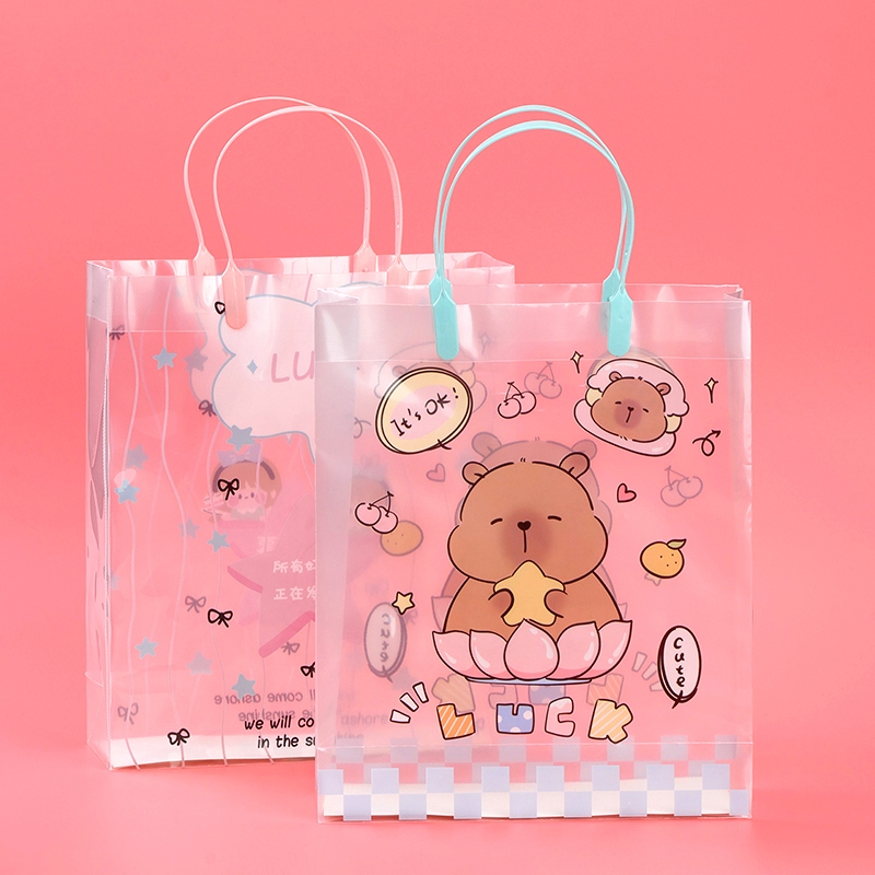 Bolsa de Regalo Transparente de Dibujos Animados (Vertical) 27*23*8 4