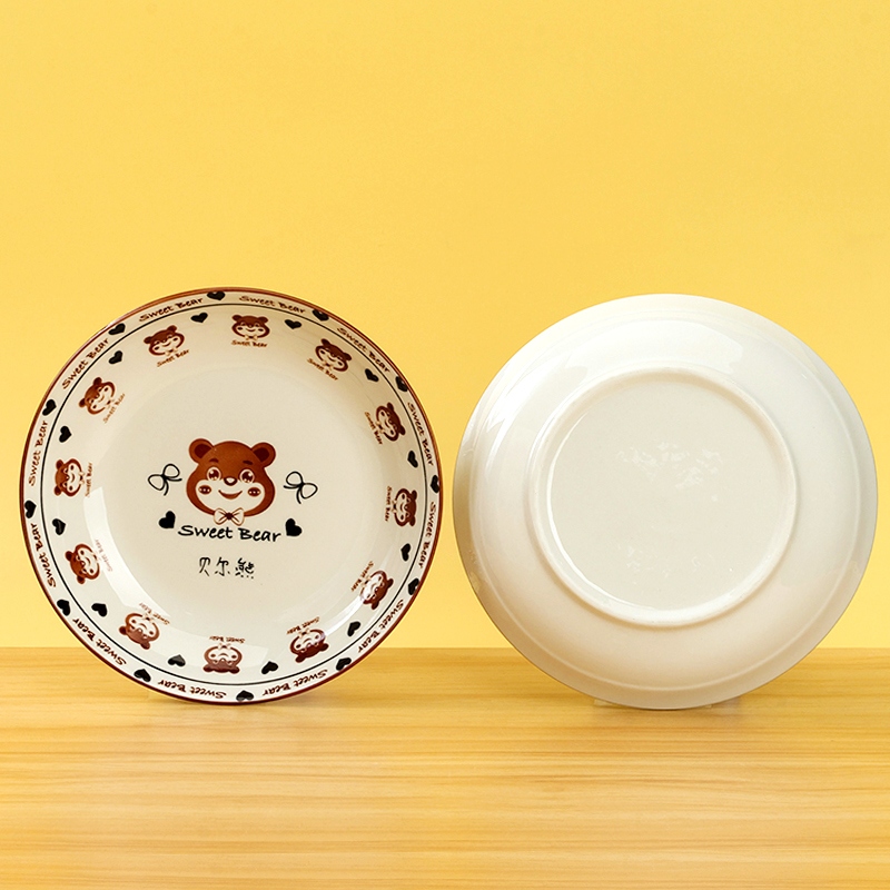 Placa de Fruta de 7 Pulgadas de Yongfeng (Oso de Amor) 2
