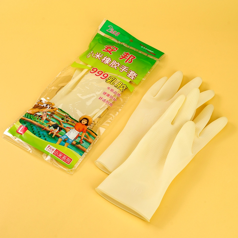 Guantes de Goma de Caucho Anbang Baimi-l 4