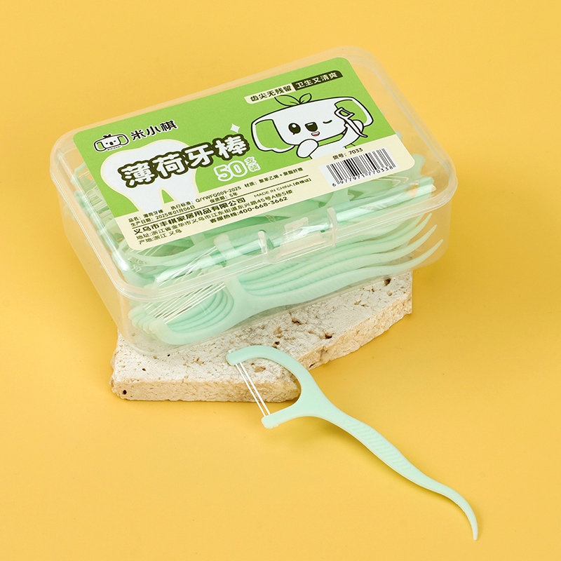 Mi Xiaoqi 7033 Square Box Mint Dental Floss (50) 3
