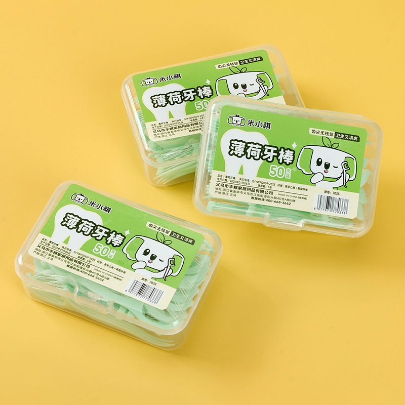 Mi Xiaoqi 7033 Square Box Mint Dental Floss (50) 5