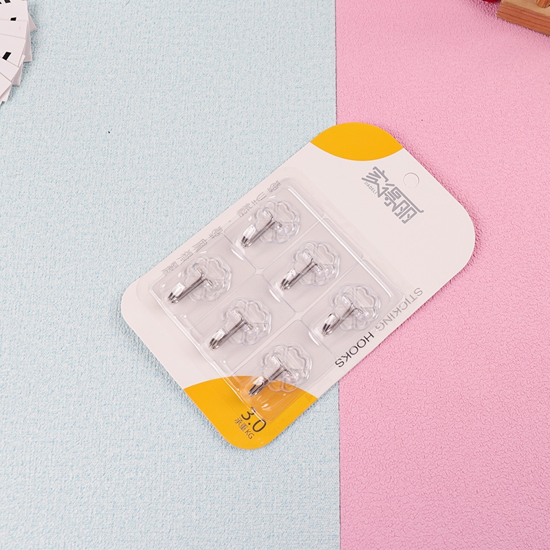 JDL-930 Six Transparent Traceless Hooks 4