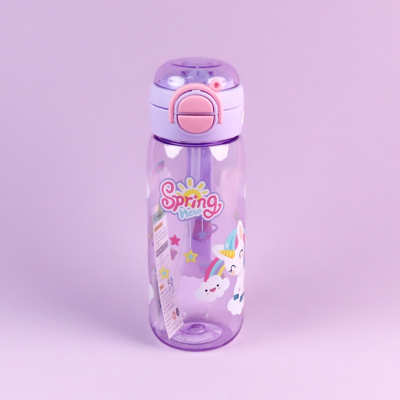 LF-2028 Caricatura Doble Bebida Taza de Plástico (600ml) 2
