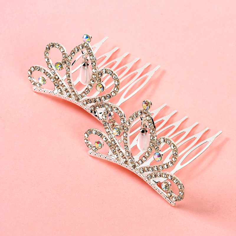 Corona de Perlas de Gran Tamaño Rhinestone 2