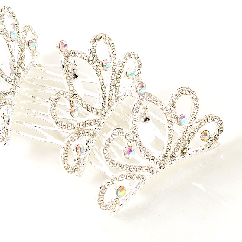 Corona de Perlas de Gran Tamaño Rhinestone 4