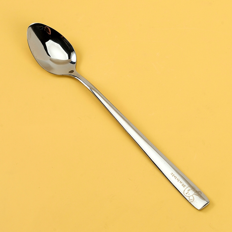 YLZ-7480 Pequeño Conejo Cuadrado Mango de Hielo Punta Cuchara 3
