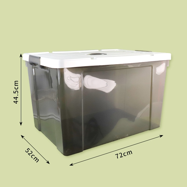 8715A Hércules de King Kong Gris Transparente Organizan Caja de Almacenamiento 3