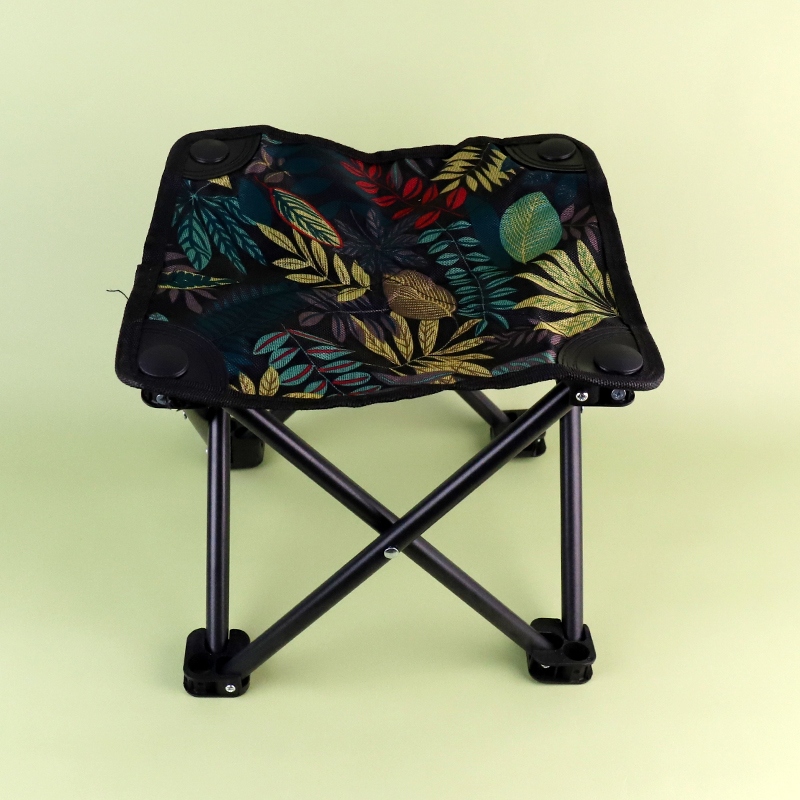 002800 Small Flat Stool Maple Leaf Beach Chair