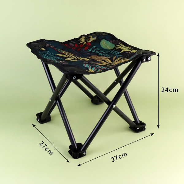 002800 Small Flat Stool Maple Leaf Beach Chair 3