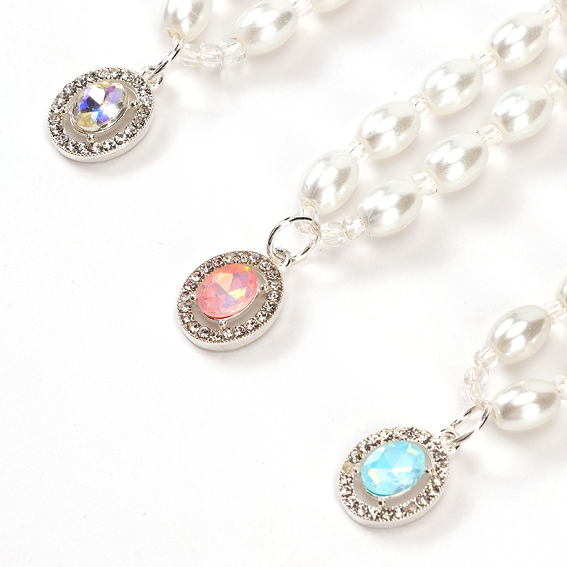 Perla Diamante Oval Zircon Collar 5