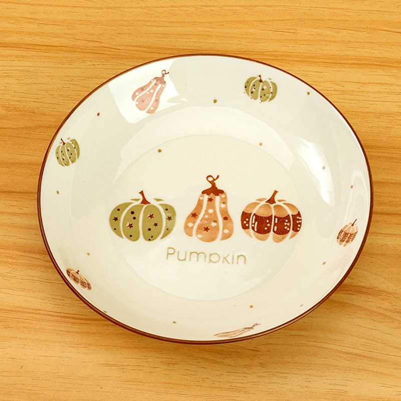 Yongfeng Plato de Fruta de 7 Pulgadas (Pumpkin) 4