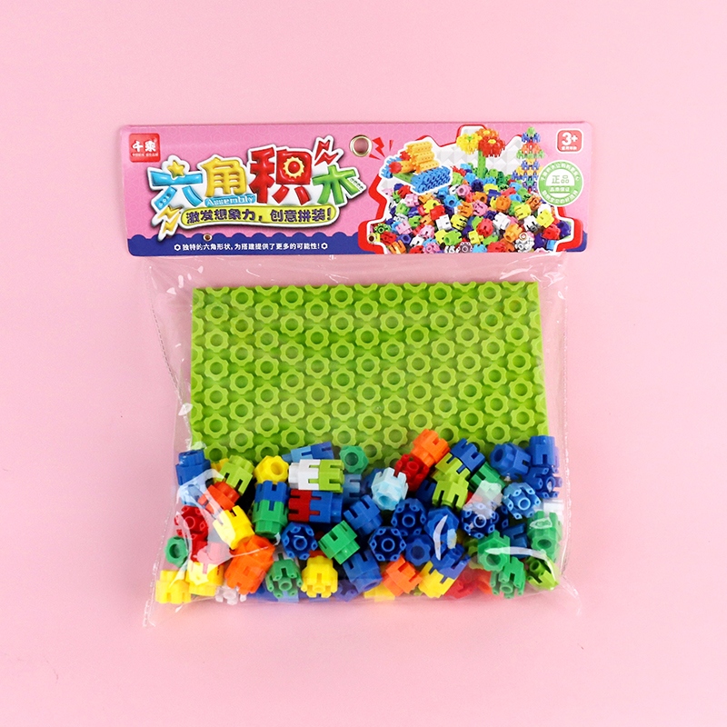 Q-0303 Hexagon Building Blocks (Bags)