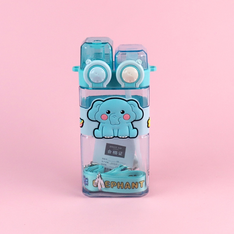 LX-25201 Tarjeta de Moe Copa de Plástico de Doble Bebida (600ML) 2