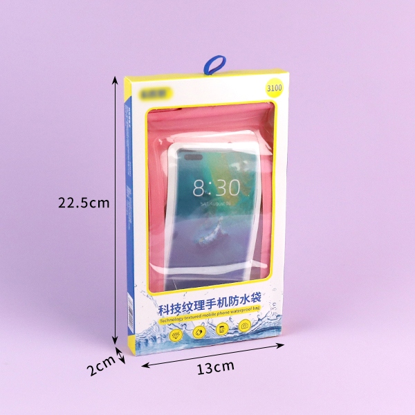 3100 Tecnología Textura Móvil Teléfono Impermeable Bolsa 3