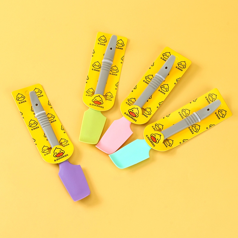 Pato Amarillo 1041 Cuchillo de Pastel de Silicona