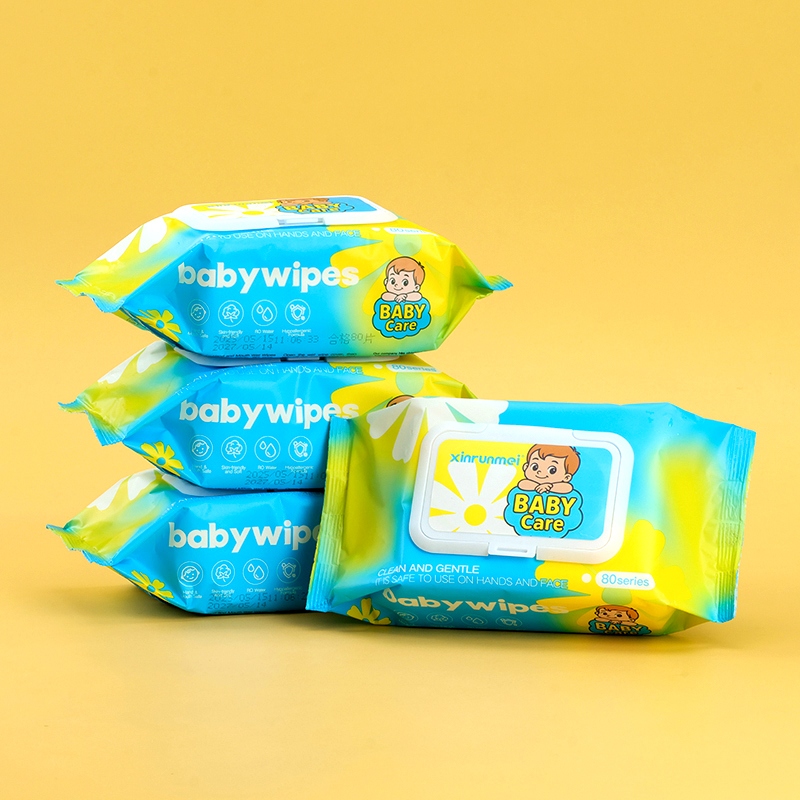 9725 Sunflower Moe Bao Wet Wipes 80 (Foreign Trade Edition) 2