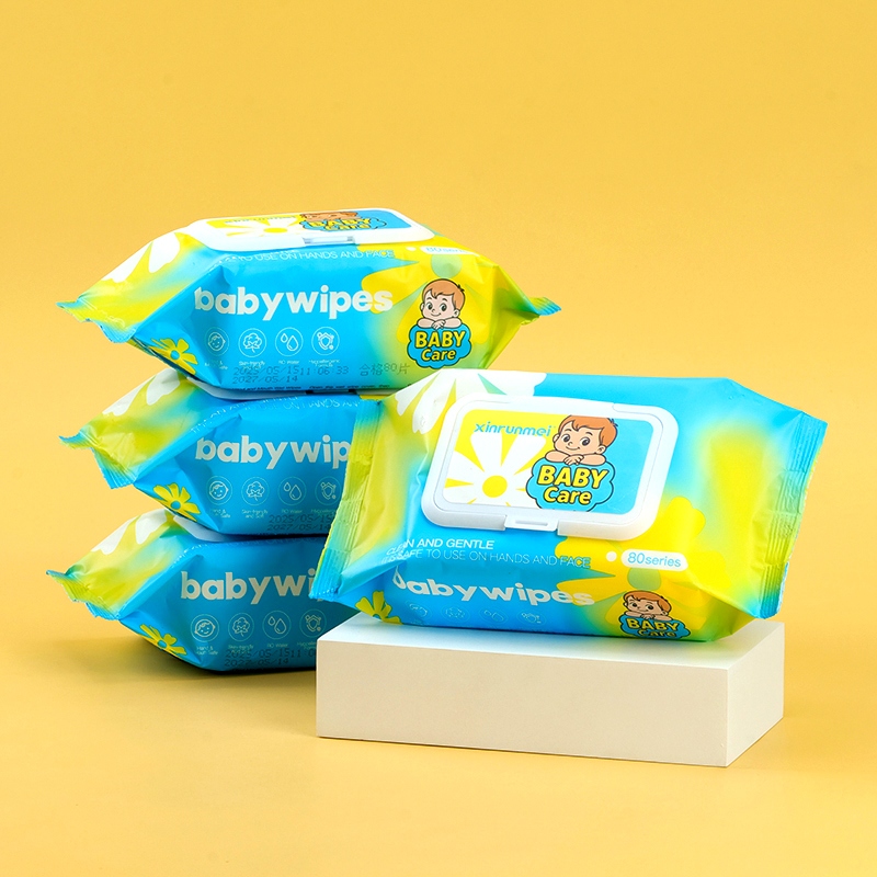 9725 Sunflower Moe Bao Wet Wipes 80 (Foreign Trade Edition) 3