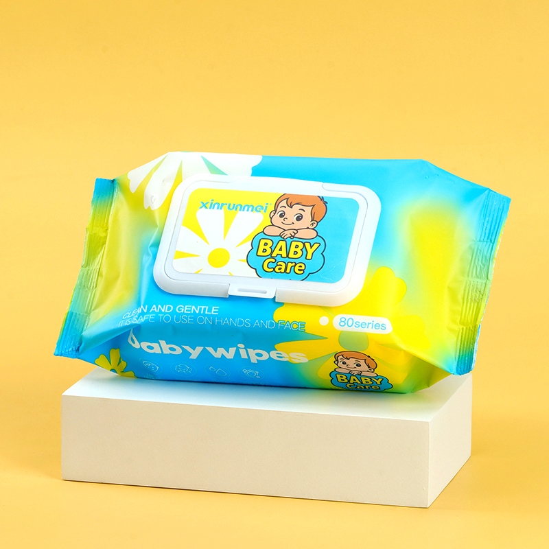 9725 Sunflower Moe Bao Wet Wipes 80 (Foreign Trade Edition) 4