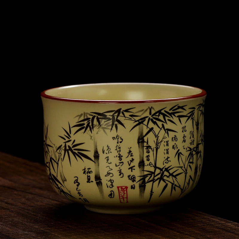 No.5 Copa de Cerámica Qianli Jiangshan (Aleatoria) 4