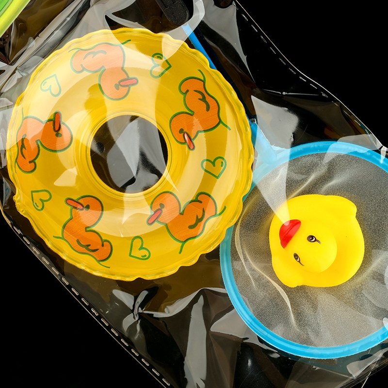 Heshun Pequeña Red de Pesca de Pato Amarillo 3