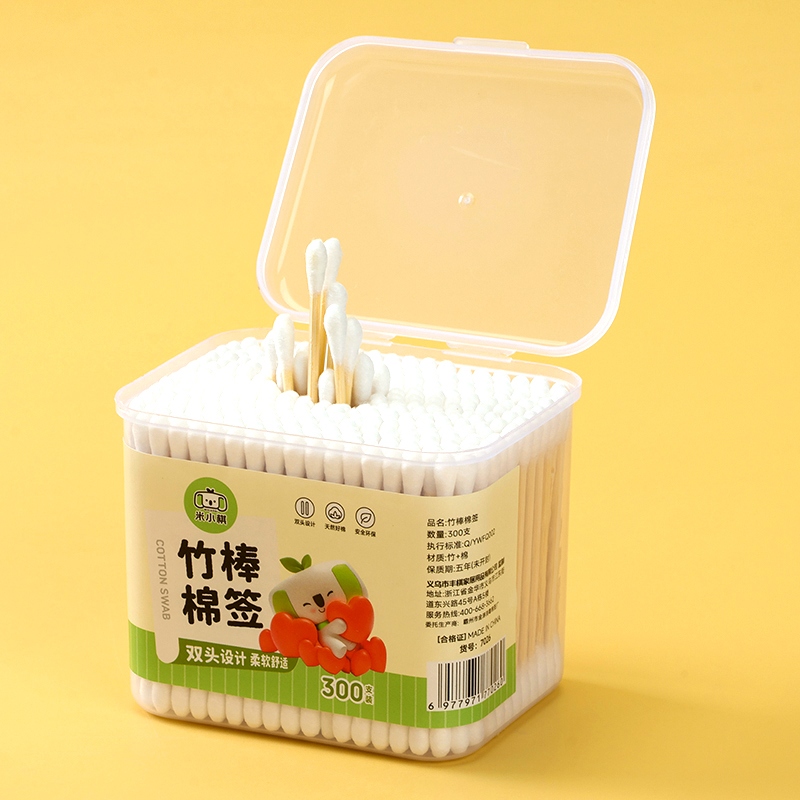 Mi Xiaoqi 7026 New Square Box Cotton Swabs (300) 3