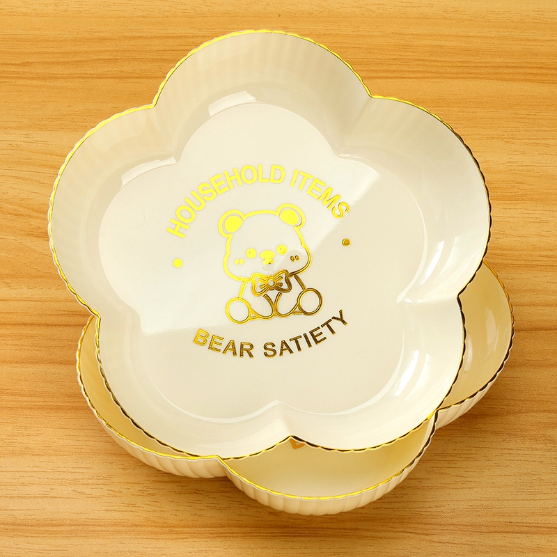 9501 Phnom Penh Flower Bear Fruit Plate 3