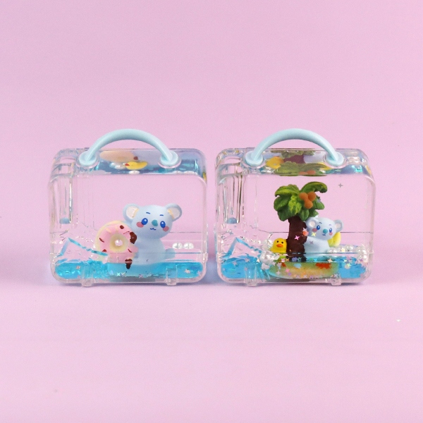 SY27 Azul Claro Coco Koala Cristal Ornamentos 4