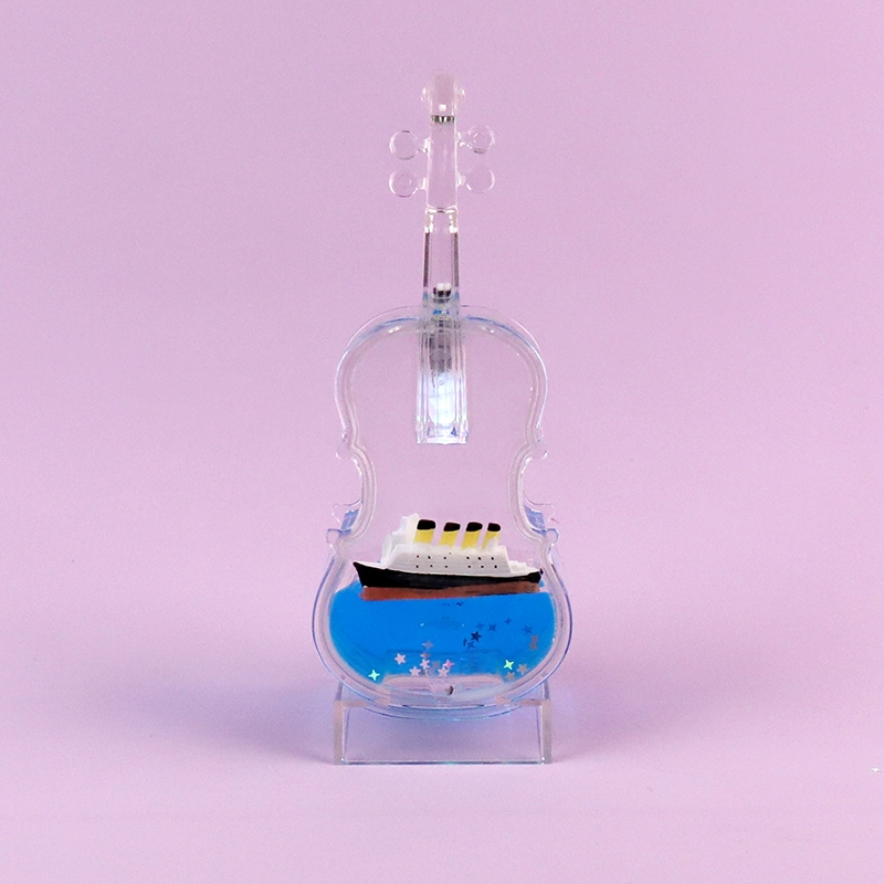 SY129 Ornamentos de Cristal Guitarra