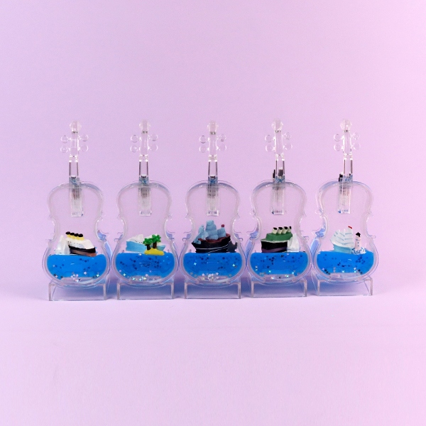 SY129 Ornamentos de Cristal Guitarra 4