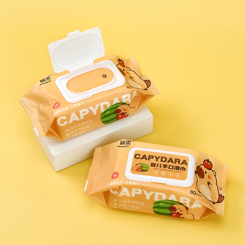 Hanrou 2344 Capibala Wet Wipes 56 Tabletas 3