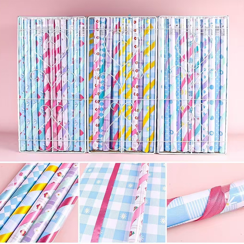 SQ-030 Ribbon Wrapping Paper (Random)