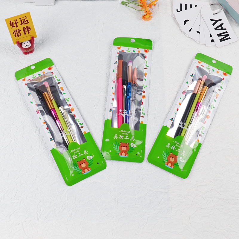 9008 Conjunto de Cepillo de Cejas de Cuatro Rosas