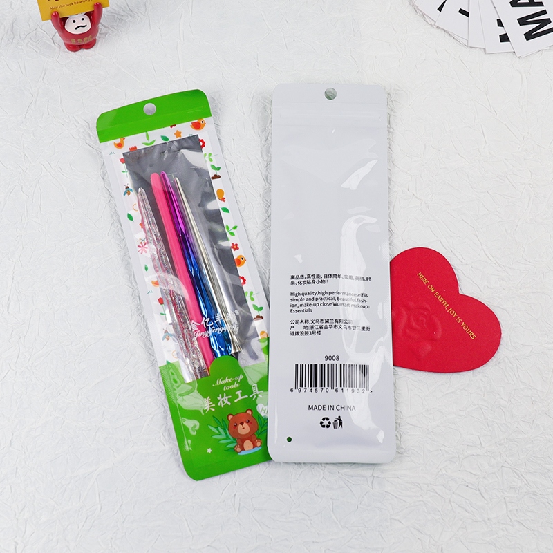 9008 Conjunto de Cepillo de Cejas de Cuatro Rosas 4
