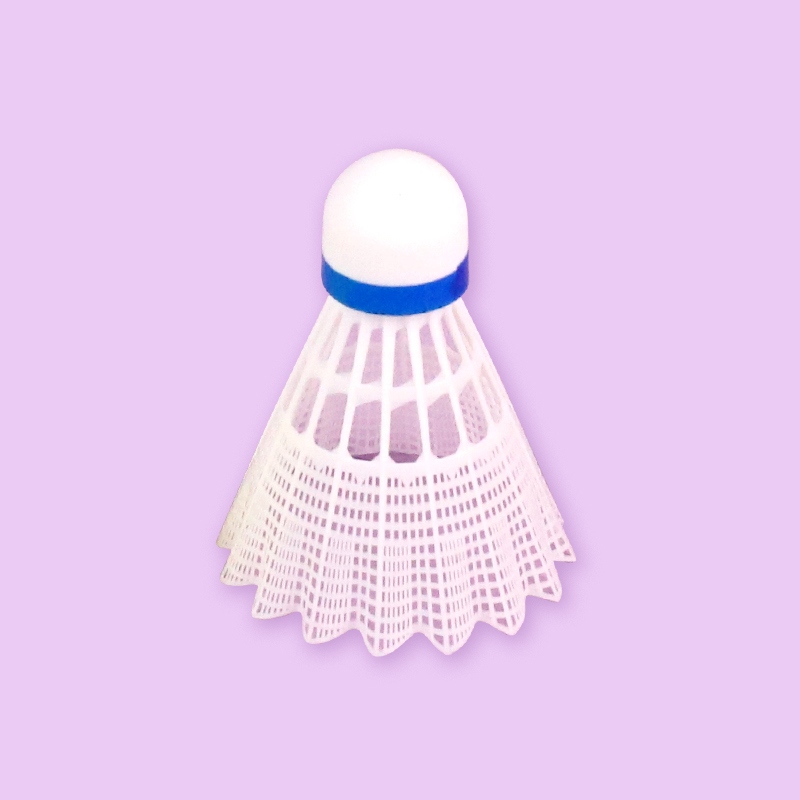 06 Nylon Badminton White (6 Pack) 2