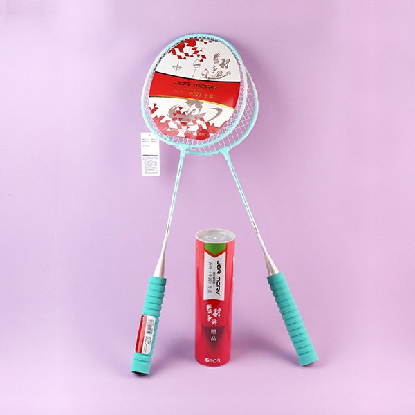 520 Esponja Mango de Hierro Badminton Raqueta (Send 6 Bolas) 4