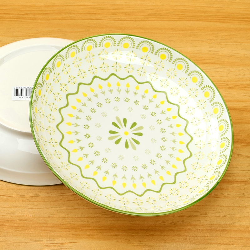 Placa de Arroz de 8 Pulgadas de Cuatro Flores (Tipo de Flor Al Azar) 4