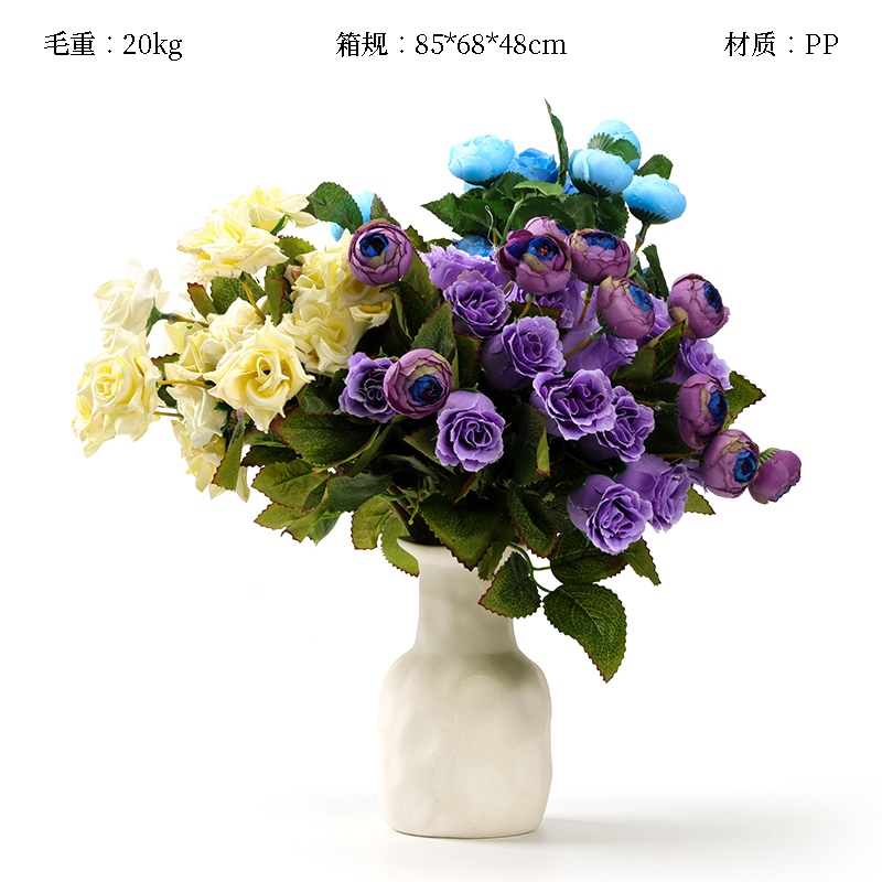 3 Flores Individuales Mixtas (Aproximadamente 36cm) 2