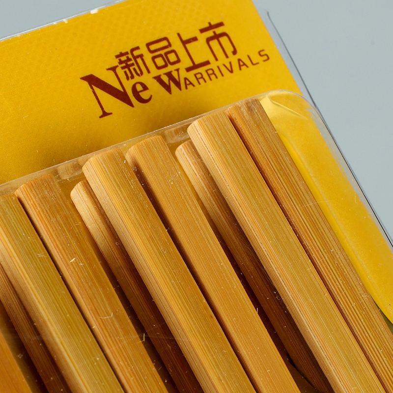 Zeng Familia 0102 Tarjeta de Oro Hot Pot Bamboo Chopsticks 10 Pares 4