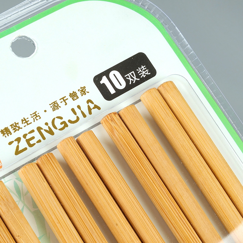 Zengjia 0287 Palillos de Madera de Imitación de Hierro de Bambú 3