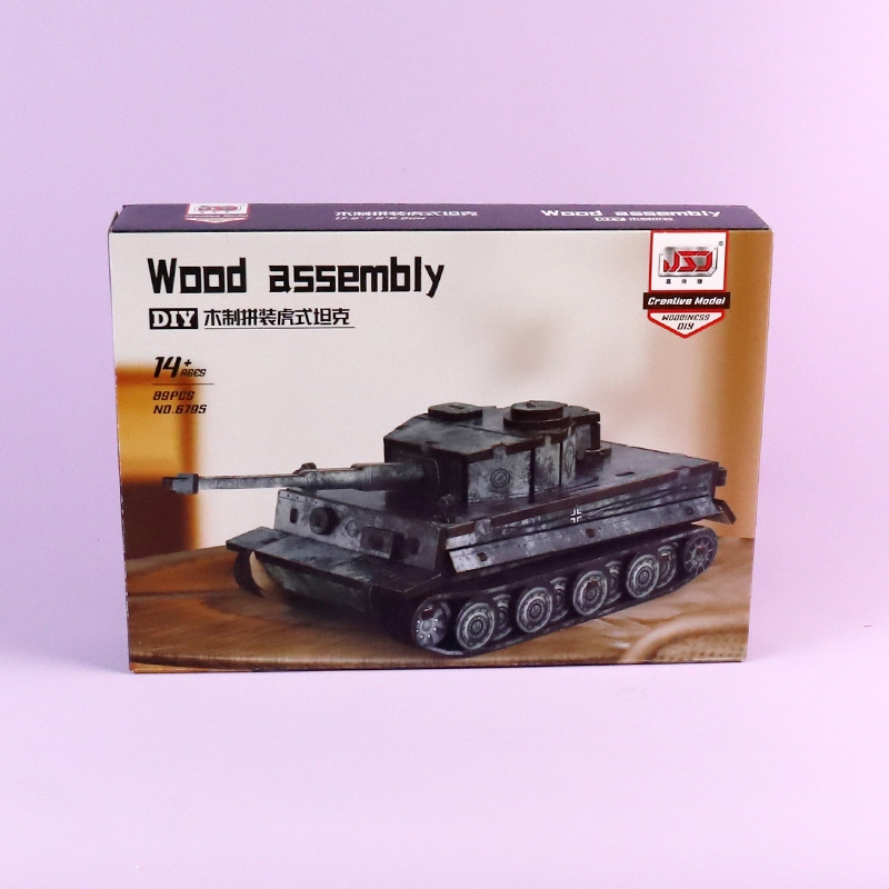 6795DIY Tanque de Madera Montado 2